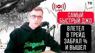 Сделка в онлайне с объяснением механики входа  (обучение трейдингу, инвестиции, крипта, фьючерсы)