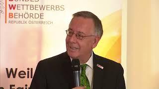 38. Competition Talk der BWB "Wettbewerb entlang der Wertschöpfungskette" Eröffnung GD Dr. Thanner