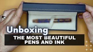 Amazingly Cool Fountain Pens and Inks Unboxing | Conklin, Monteverde, Private Reserve Ink