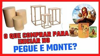 QUE ITENS COMPRAR PARA INICIAR NO KIT PEGUE E MONTE?