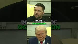 President Trump & Zelensky discuss peace talks and military aid to Ukraine #ukraine