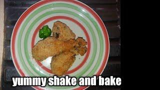 How to bake chicken with breadcrumbs/shake and bake