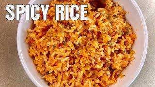 How to cook spicy rice/ spicy rice recipe/ easy rice recipe/ Budget friendly recipe