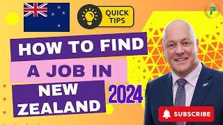 How to Find a Job in New Zealand - 2024