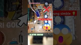 Capacitor fixing on the circuit board following symbols/ pcb  of the DTH supply / how to use #shorts