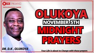 5TH NOVEMBER 2024 - STUBBORN ENEMIES HEAR THE WORD OF THE LORD - OLUKOYA MIDNIGHT PRAYERS #mfm