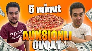 VLOG - AUKSIONLI OVQAT ENG KATTA GAMBURGER CHALLENGE BAJARAMIZ