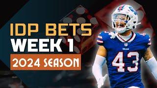 Week 1 Tackle + Sack Prop Bets | 2024 NFL Season