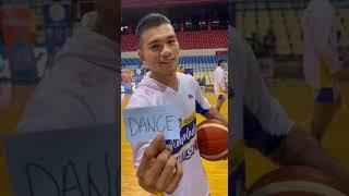 Pre-game dance with Jio Jalalon! 