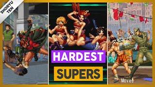 Top 20 HARDEST Supers To Execute In The King Of Fighters Series