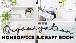 HOMEOFFICE & CRAFT ROOM TOUR - ORGANISATION -  Alenas Momlife