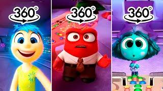 360º VR Inside Out 2 2024 Joy Anime Eyes Envy Embarrassment and Sadness