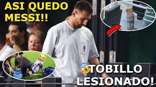 Así Reapareció Messi Después de la Lesión en la Final: El Regreso del Ídolo