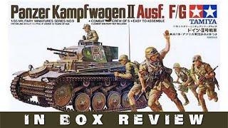 Tamiya Panzer II In 1:35 scale - In Box Review