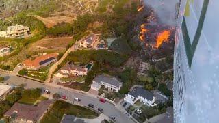 Fire danger remains high in parts of Los Angeles today