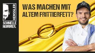 Was macht man mit altem Frittierfett? | Hensslers Anleitungen, Tipps & Tricks