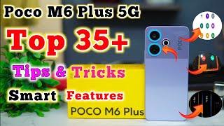 Poco M6 Plus Tips And Tricks In Hindi | Poco M6 Plus Hidden Features | Top 35+ Smart Features