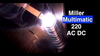 Miller Multimatic 220 AC/DC Review of TIG Functions