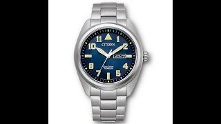 Citizen BM8560-88L EcoDrive de SuperTitanium con doble calendario y en español.