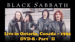 Black Sabbath - Live in Ontario, Canada 1994 (DVD-R) - Part II