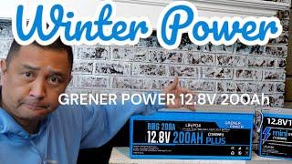 GRENERPOWER 12.8V 200AH LITHIUM BATTERY * WINTER POWER * SUNJACK WINNER ANNOUNCED