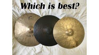 Dream Cymbals Ride Comparison - Contact, Bliss, Dark Matter