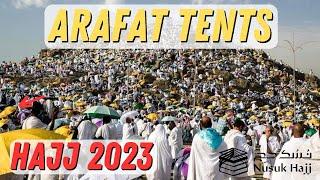 Hajj ka 2nd Day Mina To Arafat & Muzadalifah - Full Walking Tour Arafat Tents #hajj2025