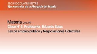 Clase 3 - Ley de empleo público y Negociaciones Colectivas