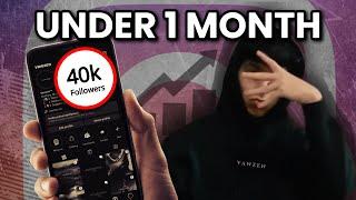 HOW I GAINED 40K INSTAGRAM FOLLOWERS IN UNDER 1 MONTH!