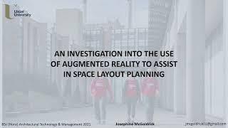 Josephine McGoldrick - Final Year Research Paper - Augmented Reality for Space Layout Planning