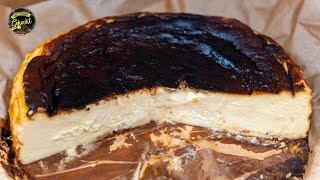 San Sebastian Cheesecake - the tastiest and simplest cheesecake