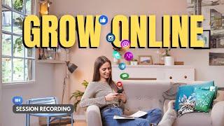 How to Grow your Online Presence session with Subscriber