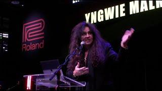 Yngwie Malmsteen Honored By Roland At NAMM 2020 | MikesGigTV