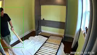 Bestar Cielo Murphy / Wall bed assembly time lapse