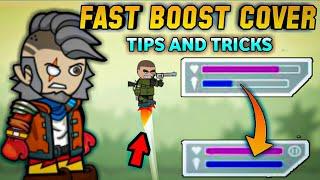 how to cover fast flying booster in mini militia 