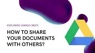 Using Google Drive Series Part 4_How to Share Files with Others in Google Drive-Tweaking Settings