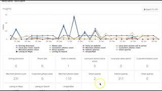 GMB Insights in your Local Viking Dashboard Explained