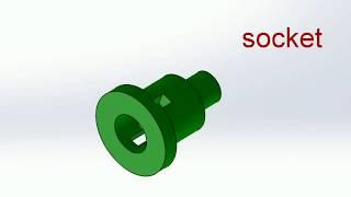 Cotter joint || animation|| and its parts