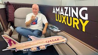 Is QATAR FIRST CLASS the most LUXURIOUS plane seat?