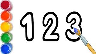 One two three, learn to count, 123 Numbers, 1 to 100 counting, alphabet a to z, ABCD, prt- 665