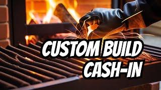 Make Money MIG Welding Custom Fireplace Grate Build