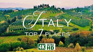 Italy - TOP 7 Places To See - Scenic Tourism Video - Italy in 4K