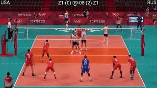 Volleyball USA - Russia Amazing Full Match Highlights