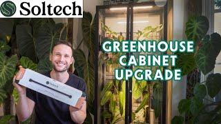 GREENHOUSE CABINET UPGRADE - reviewing the new Soltech GROVE growlight