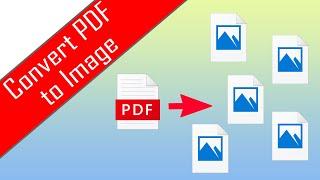 How to convert PDF into Image | pdftojpg | Online