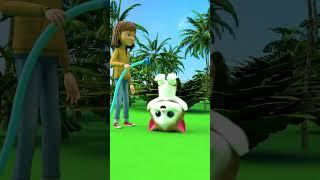 KITTY VS. BUFF ORANGE!  #shorts #funny #3d