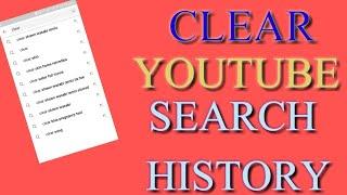 How to clear youtube search history by Younis technical tv