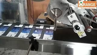 AUTOMATIC STICKER LABELLING MACHINE WITH CAMMERA SYSTEM FOR LABEL DATA VERIFICATION