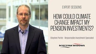 How could climate change impact my pension investments?