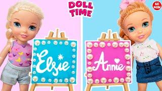 Elsie and Annie Art Class DIY for Kids | 1 Hour Video